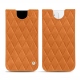 レザーケース Apple iPhone 12 - Mandarine vintage - Couture