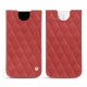 Lederschutzhülle Apple iPhone 12 - Cerise vintage - Couture