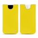 Funda de piel Apple iPhone 12 - Jaune fluo