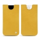 Lederschutzhülle Apple iPhone 12 - Jaune soulèu