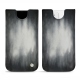 Custodia in pelle Apple iPhone 12 - Gris Patine