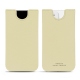 Funda de piel Apple iPhone 12 - Beige PU