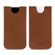 Apple iPhone 12 leather pouch - Marron PU
