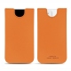 Apple iPhone 12 leather pouch - Orange PU