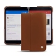 Coque cuir Microsoft Surface Duo - Marron ( Nappa - Pantone 1615C ) 