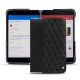 Coque cuir Microsoft Surface Duo - Ebène - Couture ( Sleek P C12 - Black ) 
