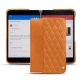 Coque cuir Microsoft Surface Duo - Mandarine vintage - Couture