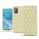 レザーケース OnePlus 8T - Beige - Couture ( Nappa - Pantone 7502C ) 