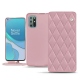 OnePlus 8T leather case - Rose - Couture ( Nappa - Pantone 2365C ) 