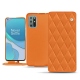 Funda de piel OnePlus 8T - Orange - Couture ( Nappa - Pantone 1495U ) 