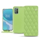 レザーケース OnePlus 8T - Vert olive - Couture ( Nappa - Pantone 578U ) 