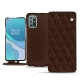 Capa em pele OnePlus 8T - Châtaigne - Couture ( Pantone 476C ) 