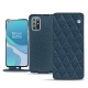 OnePlus 8T leather case - Indigo - Couture ( Pantone 303U ) 