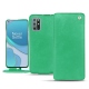 OnePlus 8T leather case - Menthe vintage ( Pantone 562C ) 
