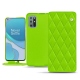 Funda de piel OnePlus 8T - Vert fluo - Couture