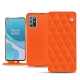 Funda de piel OnePlus 8T - Orange fluo - Couture