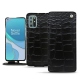 Lederschutzhülle OnePlus 8T - Crocodile nero