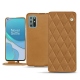 Lederschutzhülle OnePlus 8T - Castan esparciate - Couture