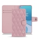 가죽 커버 OnePlus 8T - Rose - Couture ( Nappa - Pantone 2365C ) 