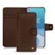 OnePlus 8T leather case - Châtaigne ( Pantone 476C ) 
