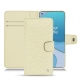 Capa em pele OnePlus 8T - Ivoire ( Sleek P C12 - White ) 