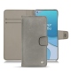 Capa em pele OnePlus 8T - Acier vintage ( Pantone 403C ) 