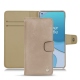 가죽 커버 OnePlus 8T - Taupe vintage ( Pantone 7530C ) 