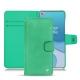 OnePlus 8T leather case - Menthe vintage ( Pantone 562C ) 