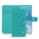 Capa em pele OnePlus 8T - Bleu fluo - Couture