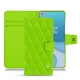 Capa em pele OnePlus 8T - Vert fluo - Couture