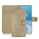 OnePlus 8T leather case - Autruche desert