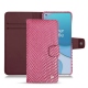 OnePlus 8T leather case - Serpent ciclamino