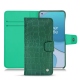 가죽 커버 OnePlus 8T - Crocodile pino
