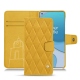 Lederschutzhülle OnePlus 8T - Jaune soulèu - Couture