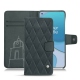 가죽 커버 OnePlus 8T - Blu marino - Couture