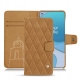 가죽 커버 OnePlus 8T - Castan esparciate - Couture