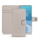 가죽 커버 OnePlus 8T - Taupe innocent