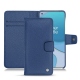 OnePlus 8T leather case - Bleu frisson