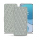 Custodia in pelle OnePlus 8T - Gris - Couture ( Nappa - Pantone W428C ) 