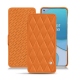 Housse cuir OnePlus 8T - Orange - Couture ( Nappa - Pantone 1495U ) 