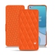 OnePlus 8T leather case - Orange fluo - Couture