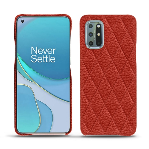 Leather back cover for your OnePlus 8TPapaye - Couture ( Pantone #b54317 ) 