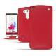 Capa em pele LG G3  - Rouge ( Nappa - Pantone 199C ) 