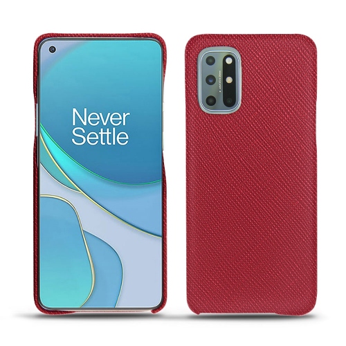OnePlus 8T的真皮后壳Rouge passion ( Pantone #a6192e ) 