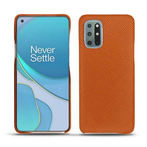 OnePlus 8T的真皮后壳Orange vibrant ( Pantone #e36b39 ) 