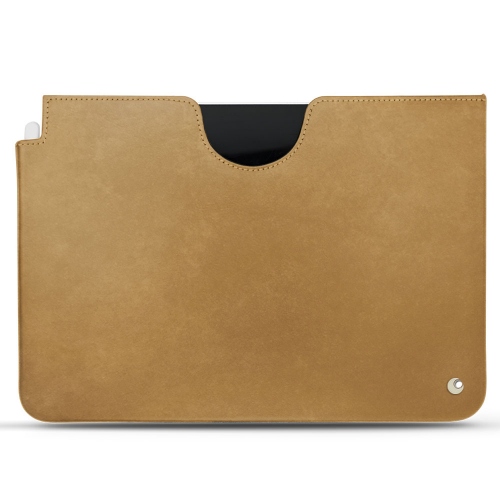 Leather pouches for Apple iPad Air (2020/2022)Sable vintage ( Pantone #9b7340 ) 