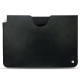 Apple iPad Air (2020) leather pouch - Dark vintage ( Roughtcut - Black#5256 ) 