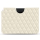 Pochette cuir Apple iPad Air (2020) - Blanc - Couture ( Bologna - White ) 