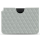 Funda de piel Apple iPad Air (2020) - Gris - Couture ( Nappa - Pantone W428C ) 