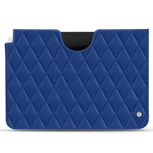 Sacchetti in pelle per Apple iPad Air (2020/2022)Bleu océan - Couture ( Nappa - Pantone #15458a) 